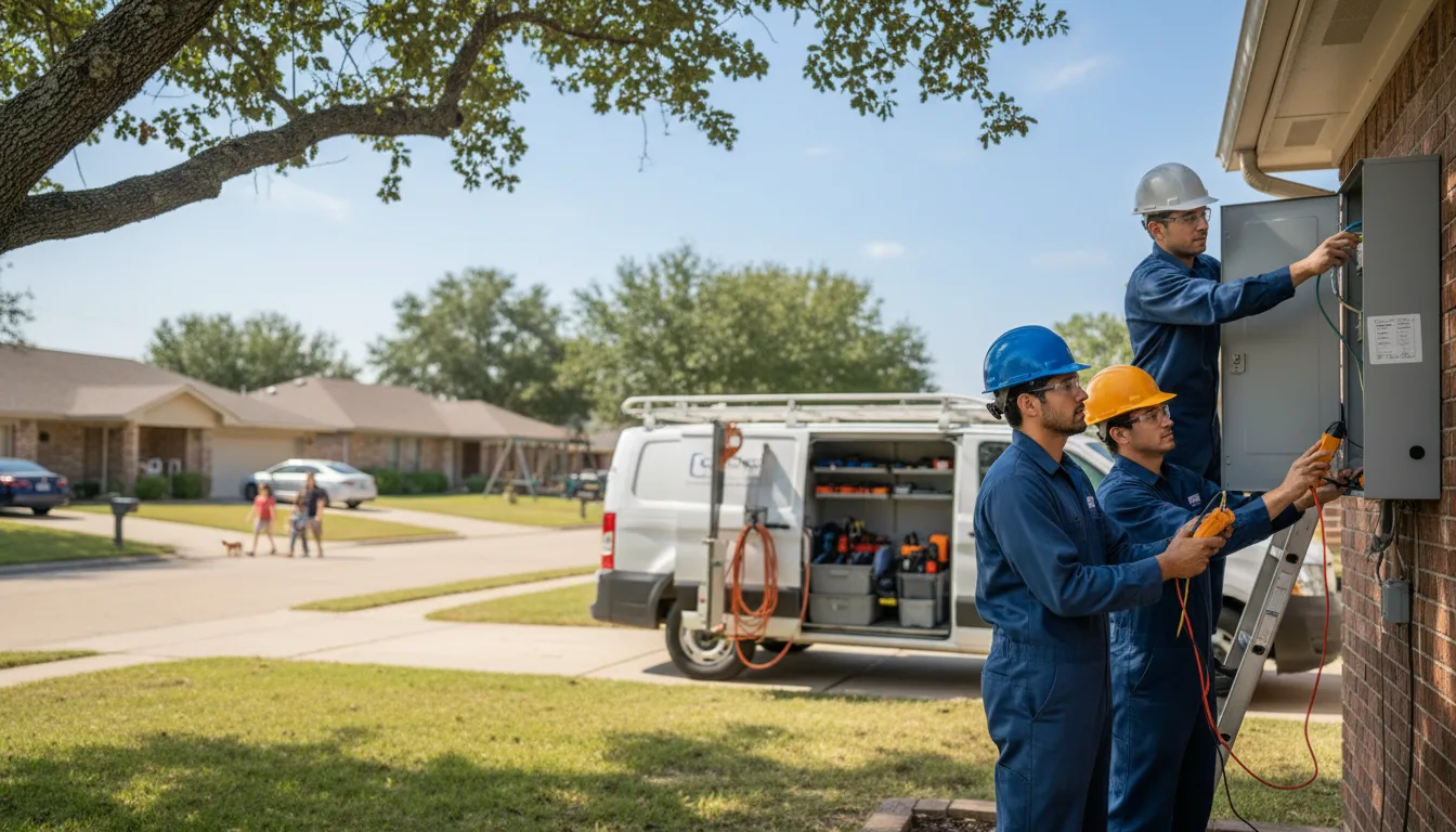 Certified electrician providing emergency electrical services in Jewett, IL
